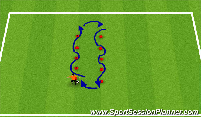 Football/Soccer Session Plan Drill (Colour): Screen 4