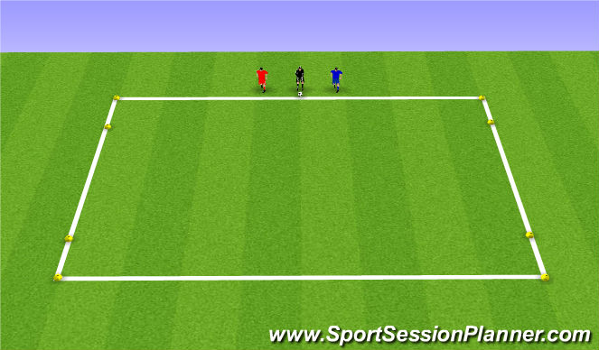 Football/Soccer Session Plan Drill (Colour): Activity 1