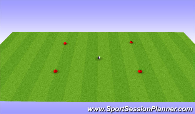 Football/Soccer Session Plan Drill (Colour): Push ups sit ups