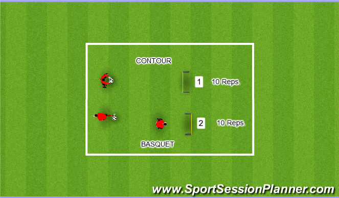 Football/Soccer Session Plan Drill (Colour): Animation 1