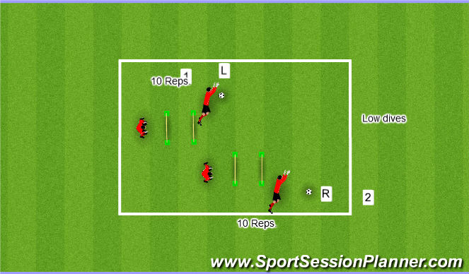 Football/Soccer Session Plan Drill (Colour): Animation 2