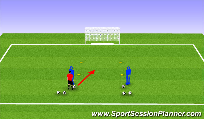 Football/Soccer Session Plan Drill (Colour): Screen 1