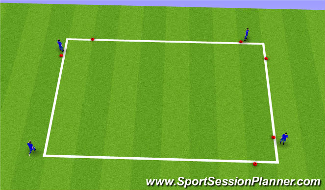 Football/Soccer Session Plan Drill (Colour): Relays