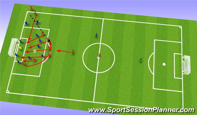 Football/Soccer Session Plan Drill (Colour): Part 1