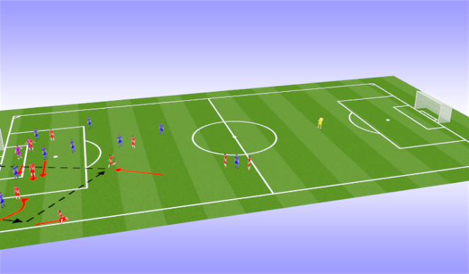 Football/Soccer Session Plan Drill (Colour): Screen 2