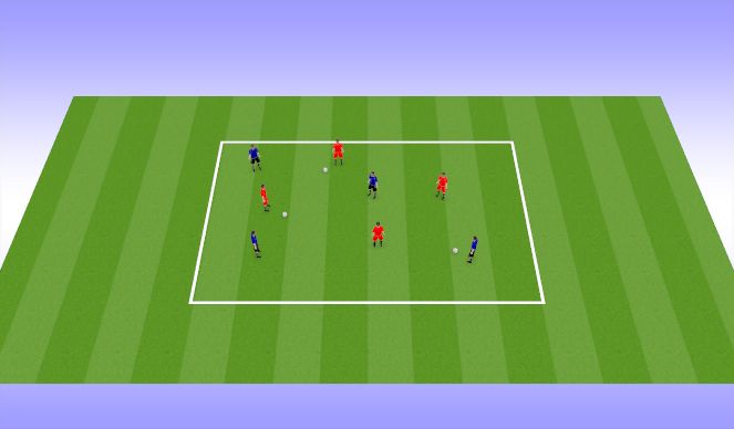 Football/Soccer Session Plan Drill (Colour): Screen 1