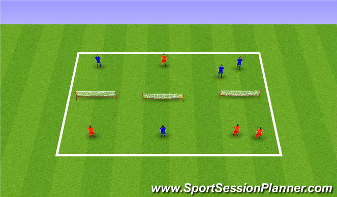 Football/Soccer Session Plan Drill (Colour): Tournament