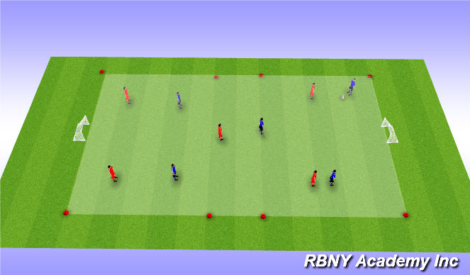 Football/Soccer Session Plan Drill (Colour): Game