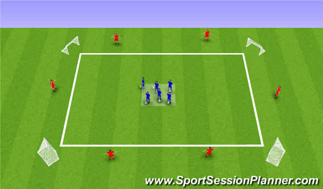 Football/Soccer Session Plan Drill (Colour): Part 1