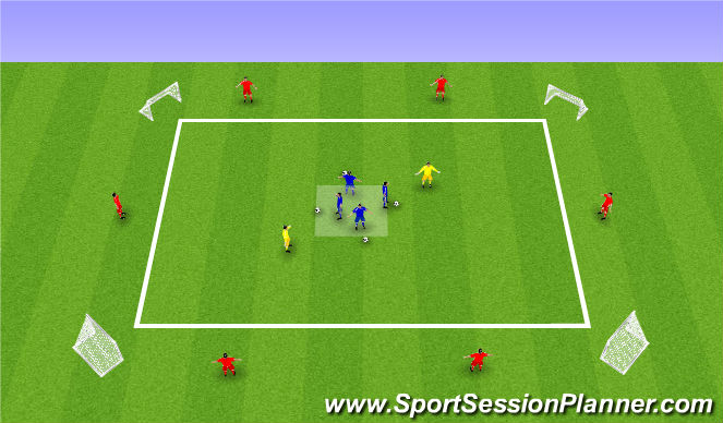 Football/Soccer Session Plan Drill (Colour): Part 2