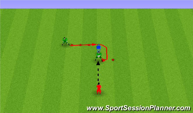 Football/Soccer Session Plan Drill (Colour): Screen 1