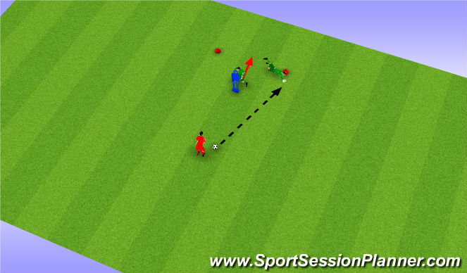 Football/Soccer Session Plan Drill (Colour): Screen 3