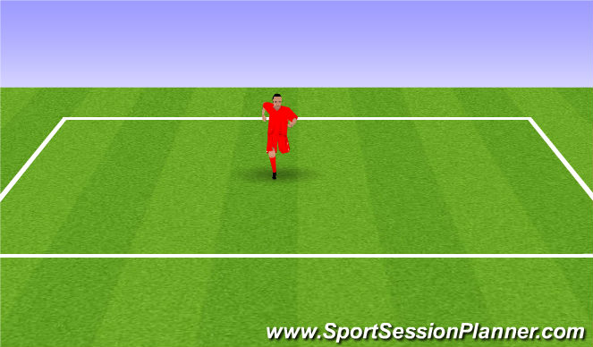 Football/Soccer Session Plan Drill (Colour): warm up