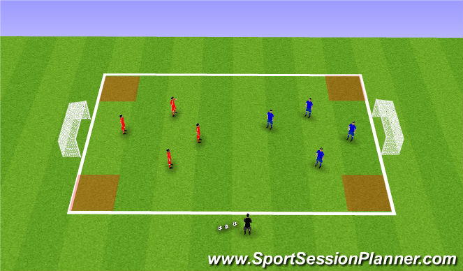 Football/Soccer Session Plan Drill (Colour): Game