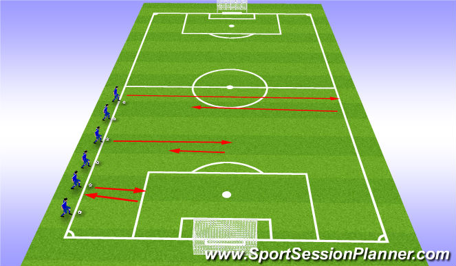 Football/Soccer Session Plan Drill (Colour): Screen 3