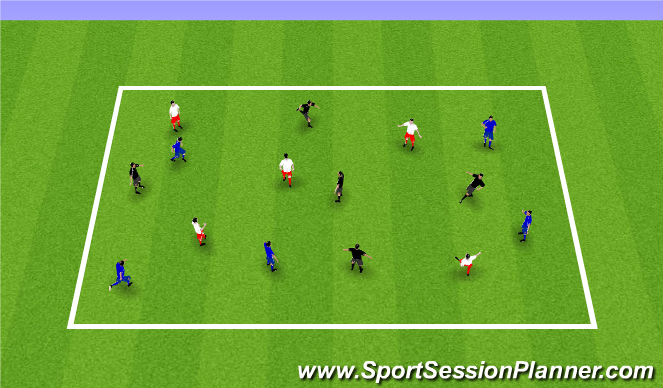 Football/Soccer Session Plan Drill (Colour): Screen 1