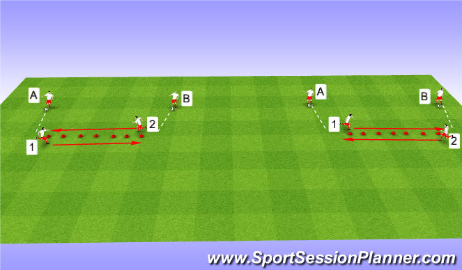 Football/Soccer Session Plan Drill (Colour): Screen 1