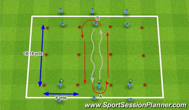 Warm up game  Tic, Tac, Toe - Football Drills Only