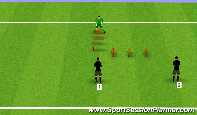 Football/Soccer Session Plan Drill (Colour): Right