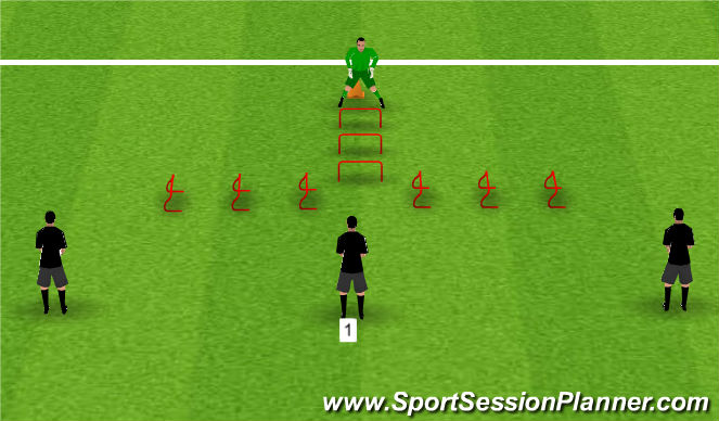 Football/Soccer Session Plan Drill (Colour): On Shout