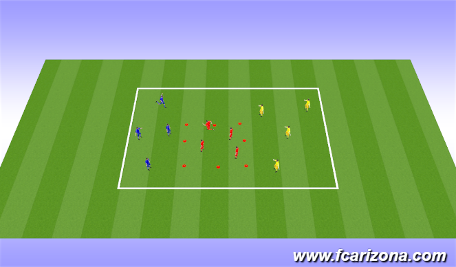 Football/Soccer Session Plan Drill (Colour): Screen 1