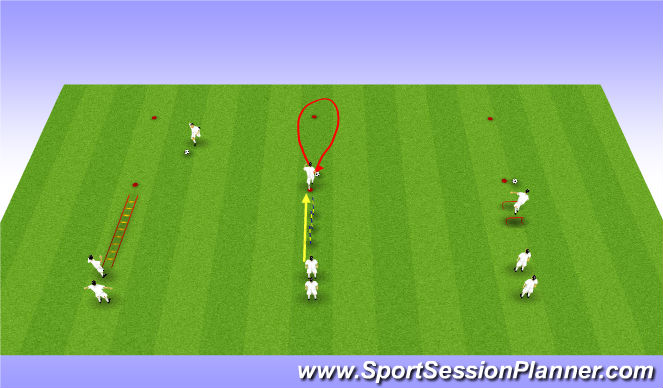 Football/Soccer Session Plan Drill (Colour): Pantalla 1