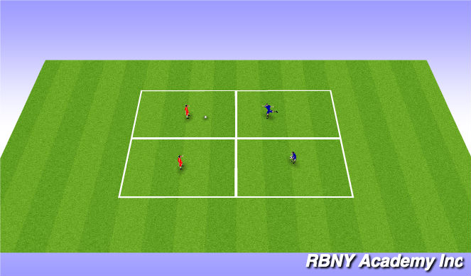 Football/Soccer Session Plan Drill (Colour): Warmup