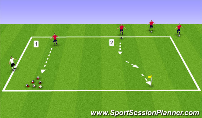 Football/Soccer Session Plan Drill (Colour): Fun Games