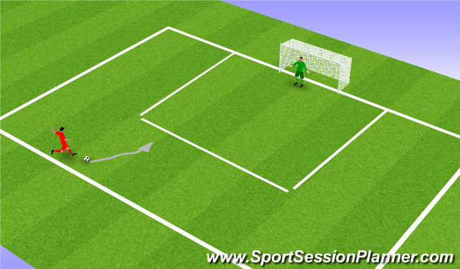 Football/Soccer Session Plan Drill (Colour): Progression 2