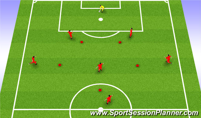 Football/Soccer Session Plan Drill (Colour): Screen 1