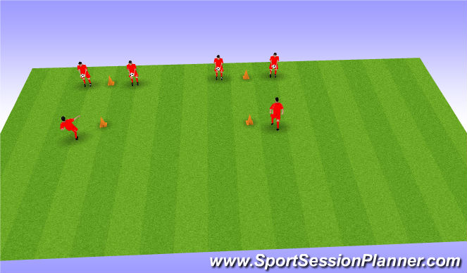 Football/Soccer Session Plan Drill (Colour): Screen 1