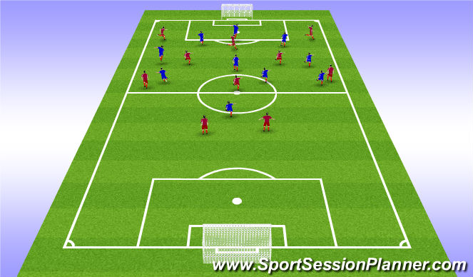 Football/Soccer Session Plan Drill (Colour): Screen 1