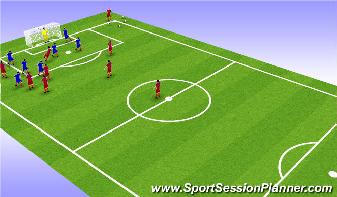 Football/Soccer Session Plan Drill (Colour): Screen 1