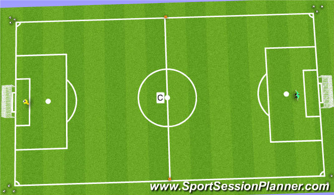 Football/Soccer Session Plan Drill (Colour): Corner Game