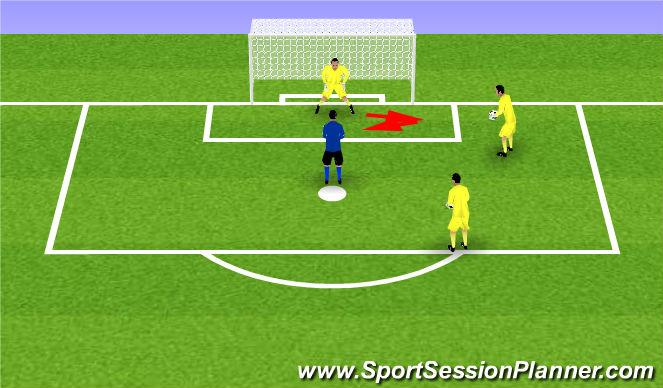 Football/Soccer Session Plan Drill (Colour): Screen 1