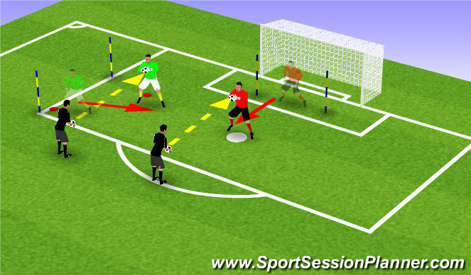 Football/Soccer Session Plan Drill (Colour): Screen 2