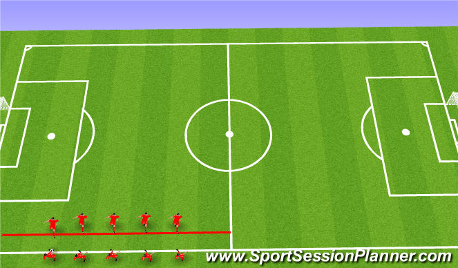 Football/Soccer Session Plan Drill (Colour): Short Pass/Receiving