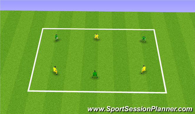 Football/Soccer Session Plan Drill (Colour): Warm-Up