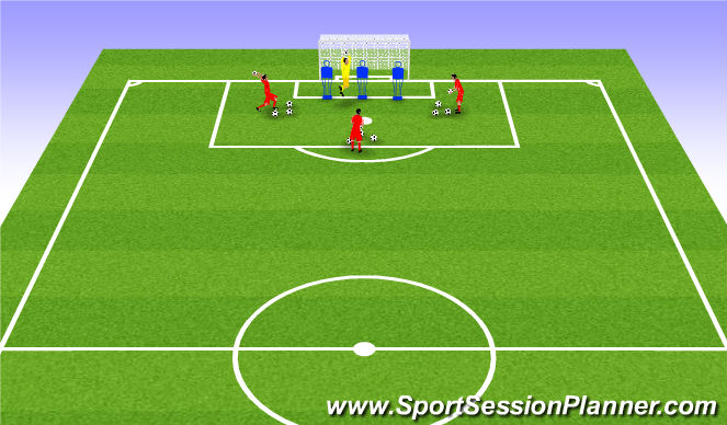 Football/Soccer Session Plan Drill (Colour): Screen 1