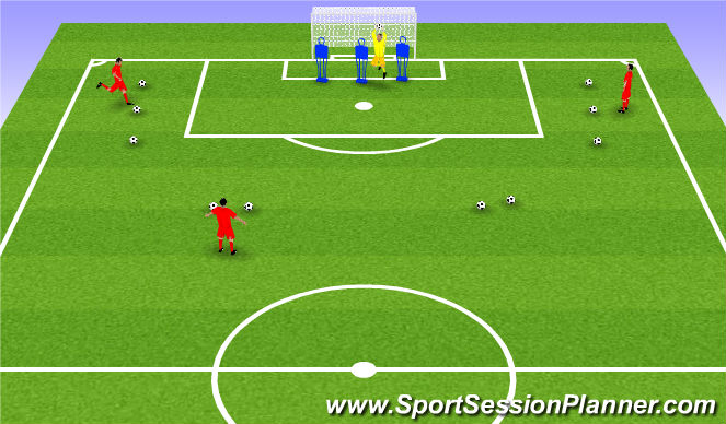 Football/Soccer Session Plan Drill (Colour): Screen 2