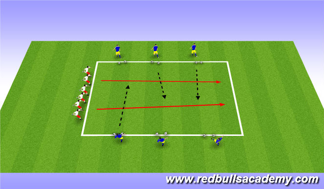 Football/Soccer Session Plan Drill (Colour): Army - Main theme