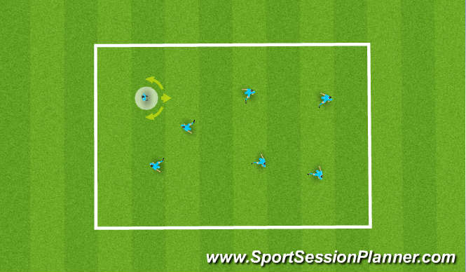 Football/Soccer Session Plan Drill (Colour): Screen 1