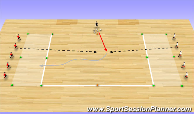 Futsal Session Plan Drill (Colour): Tactical Exercise