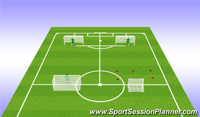 Football/Soccer Session Plan Drill (Colour): SSG 7v7