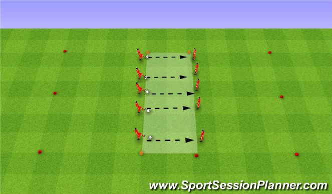 Football/Soccer Session Plan Drill (Colour): Screen 1