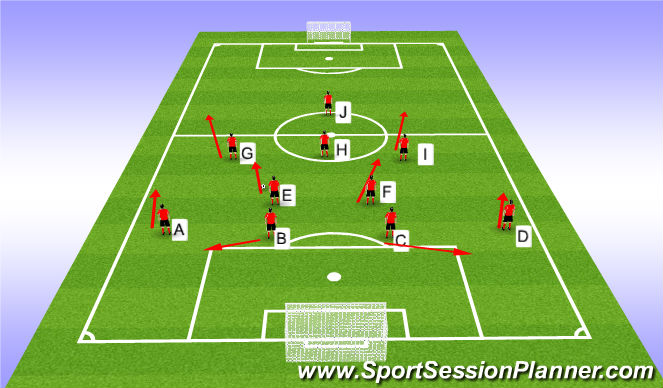 Football/Soccer Session Plan Drill (Colour): Screen 6