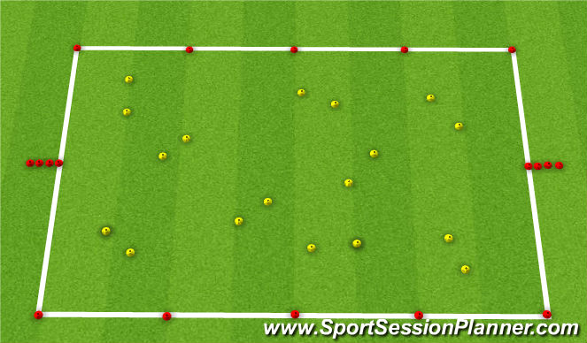 Football/Soccer Session Plan Drill (Colour): Screen 1