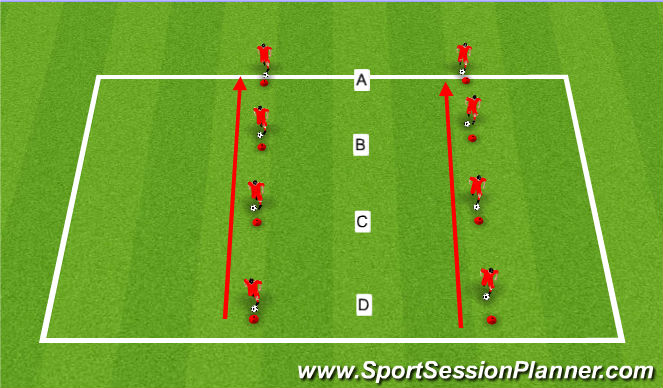 Football/Soccer Session Plan Drill (Colour): Screen 1