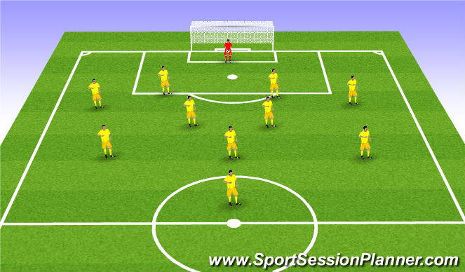 Football/Soccer Session Plan Drill (Colour): Screen 1