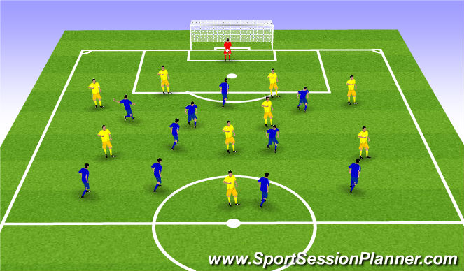 Football/Soccer Session Plan Drill (Colour): Screen 2